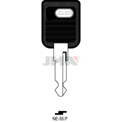 Chei Otel Plastic Negru NE-55.P